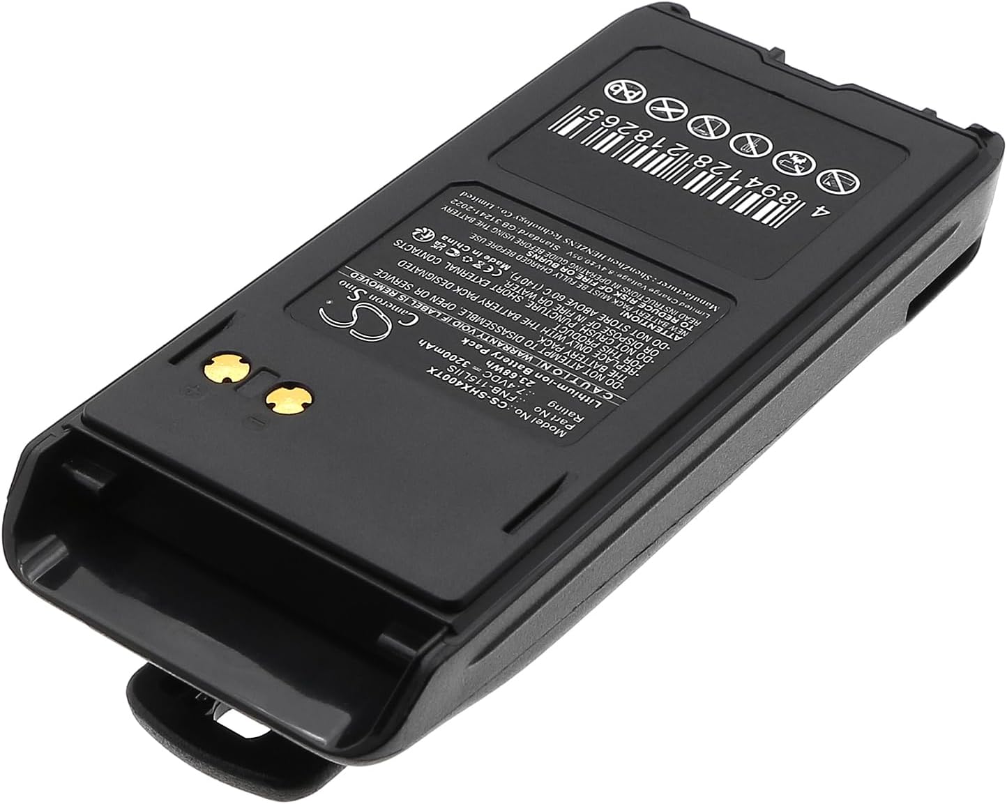 Battery for Standard Horizon HX400, HX400IS PN:Standard Horizon FNB-115LIIS, SBR-29LIIS, SBR-45LI, SBR-45LIIS 3200/23.68Wh