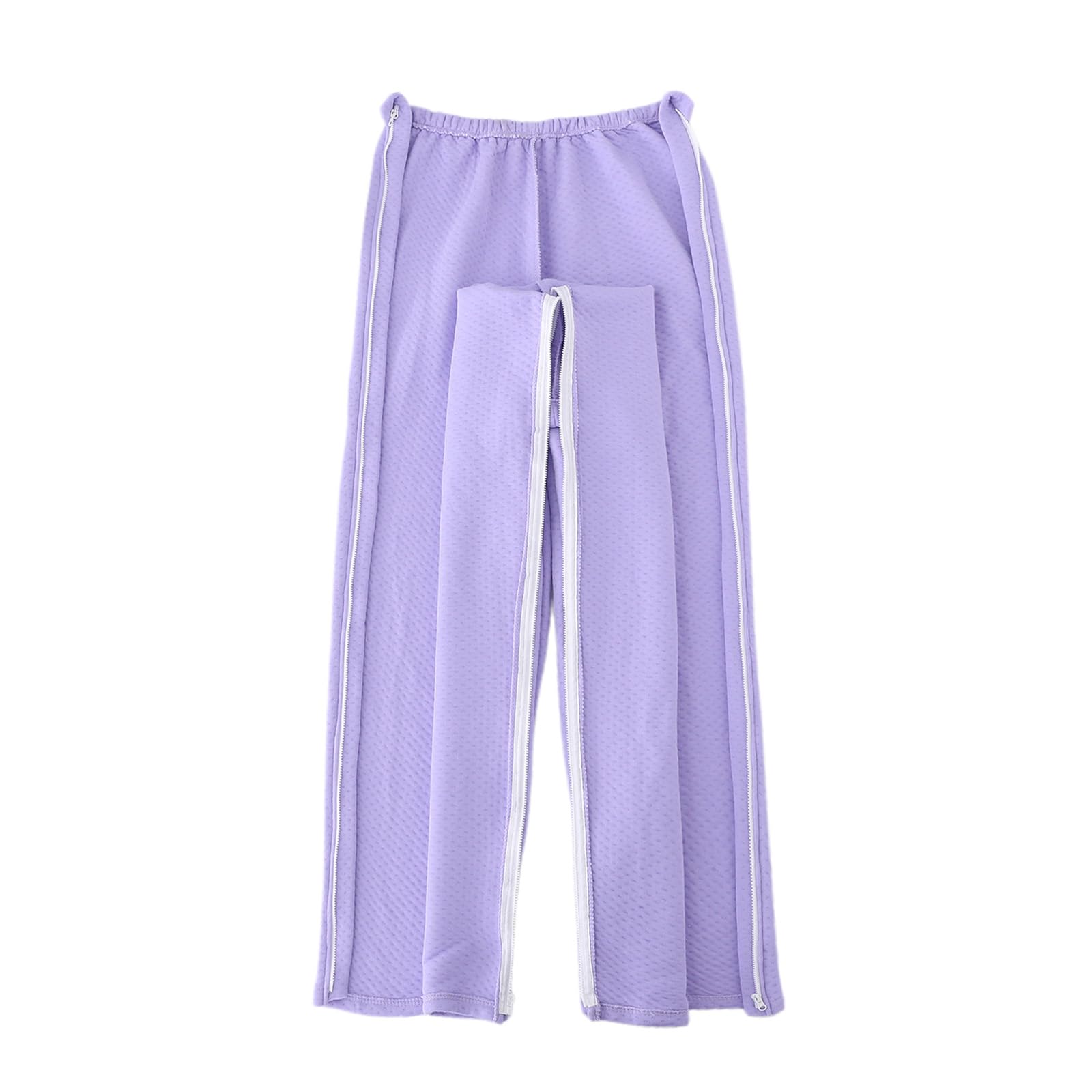 Herren Damen Post Surgery Tearway Hose 2 Seitliche Reißverschlüsse Basketballhose, Patientenhose, Bettlägerige Patientenkleidung