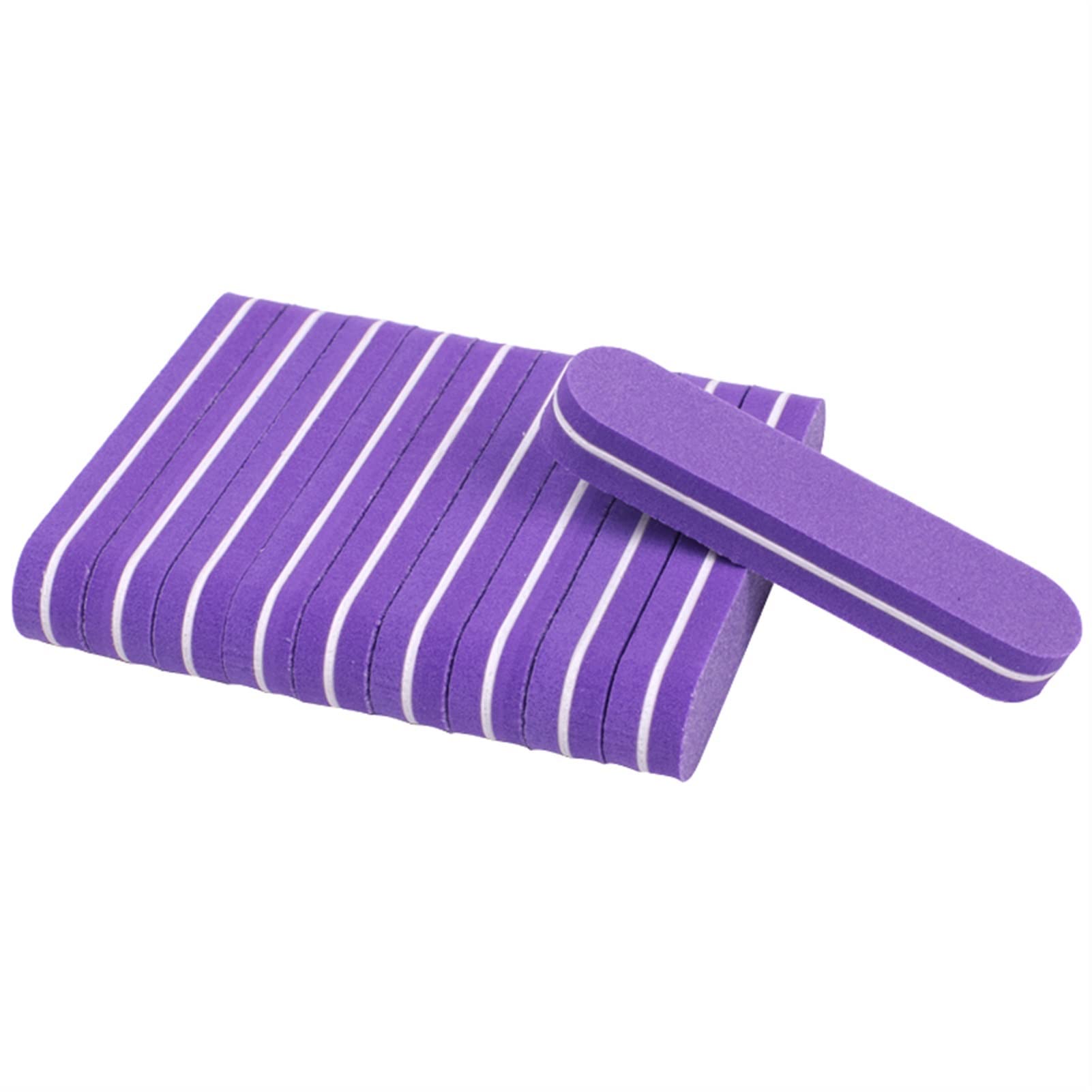 Lima per unghie, buffer per unghie, Mini lima for unghie in spugna di colore misto da 200 pezzi, 100/180(Blauw)