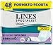 Lines Specialist, Pannoloni Sagomati Assorbenti per Incontinenza Donna e Uomo, 100% Traspirante, Zero Odore, Assorbenza Alta, 4 Confezioni da 12 Unità