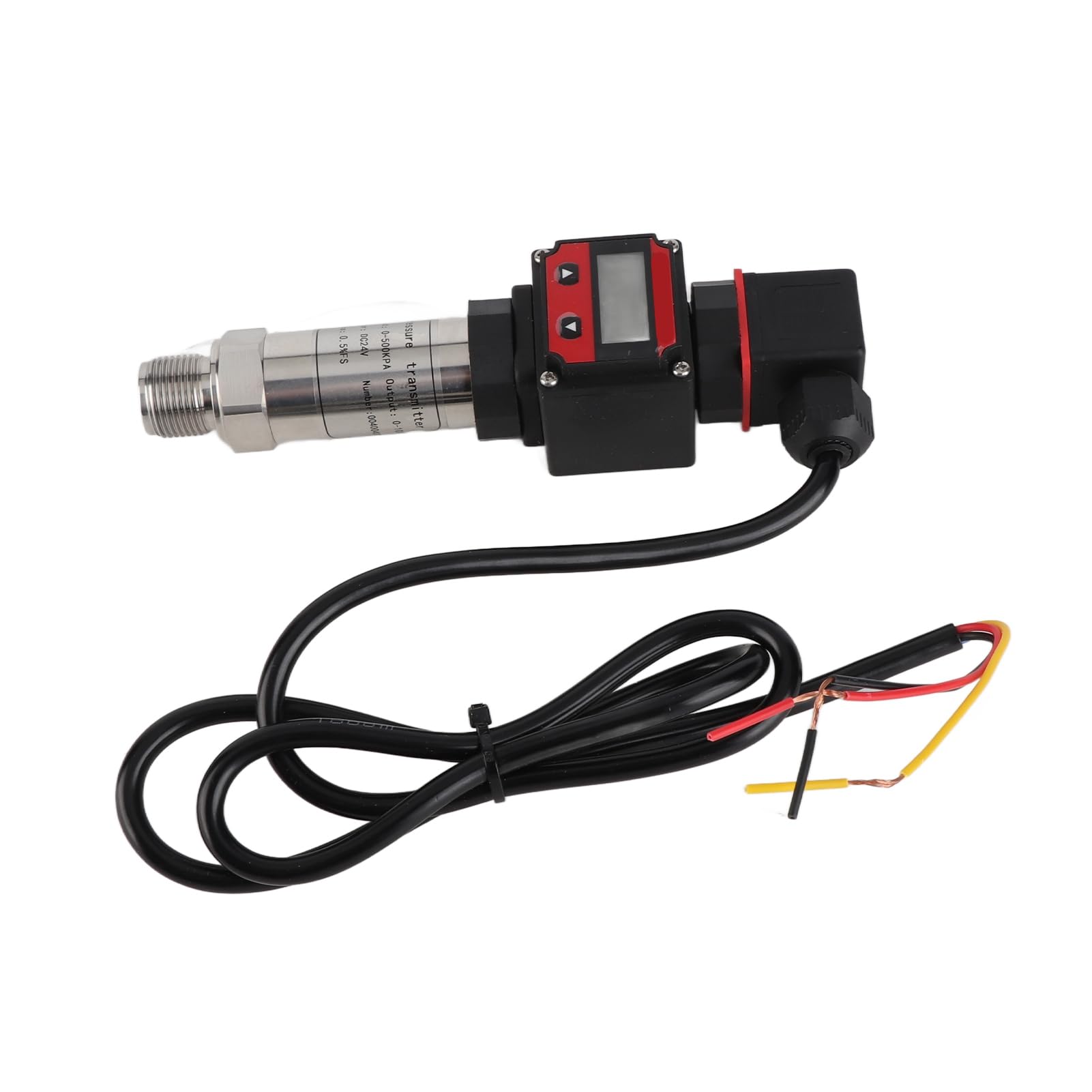 DC24V Piezoelektrischer Drucksensor 0-10V Ausgang, Silizium-Diffusionsdrucktransmitter 0-500KPa / 0-600KPa / 0-700KPa / 0-800KPa für Industrielle Überwachung (0–500 kPa)