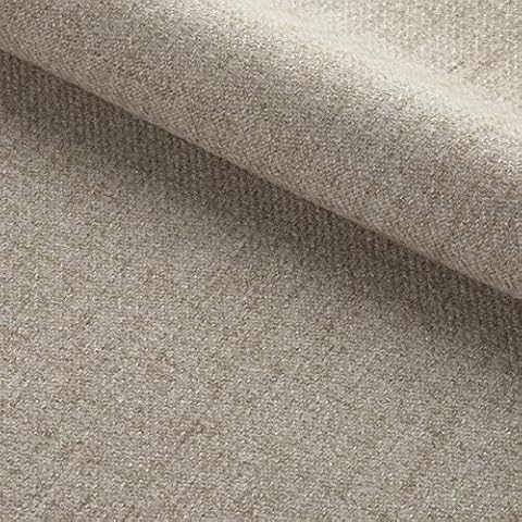 Upholstery Fabric Arran Faux Wool Curtain Cushion Fabric Material - Oatmeal Cover