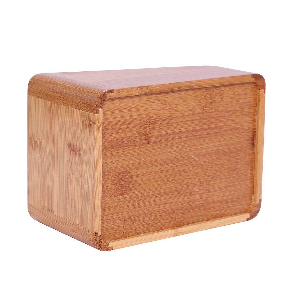 Desktop-Aufbewahrungsbox Mit 4 Fächern – Aus Bambus & Kunststoff, 17x9x13 Cm, Für Schreibtisch & Mehr