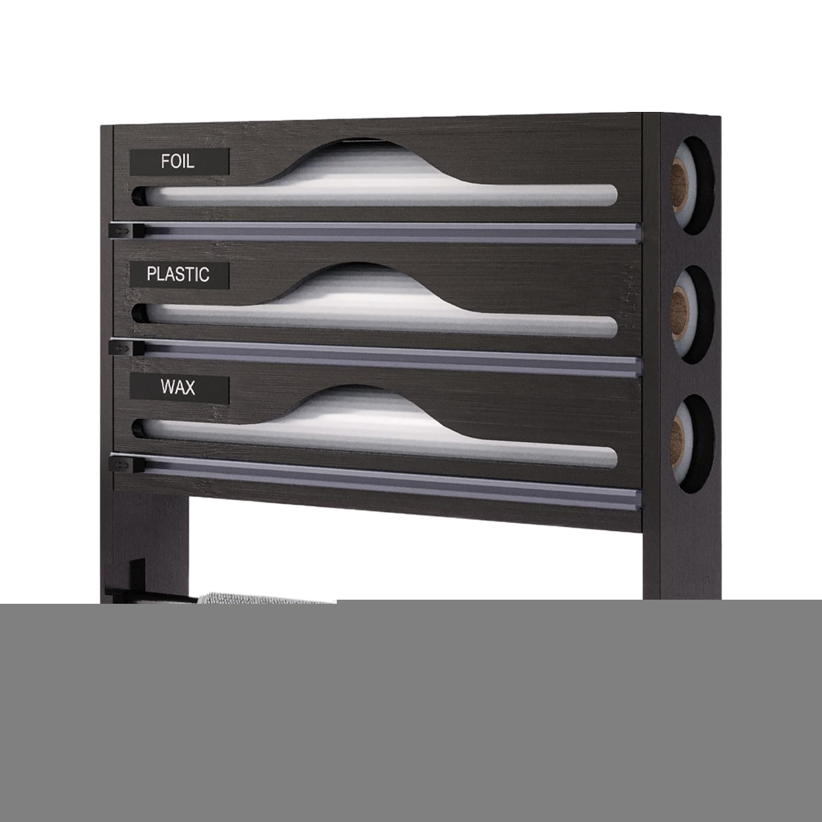 Organizador De Papel De Aluminio para Cajón Contenedor | Organizador Papel Aluminio Y Wrap Reutilizable Ahorraespacio Para Cocina Despensa Hogar Pared Cocina Hogar