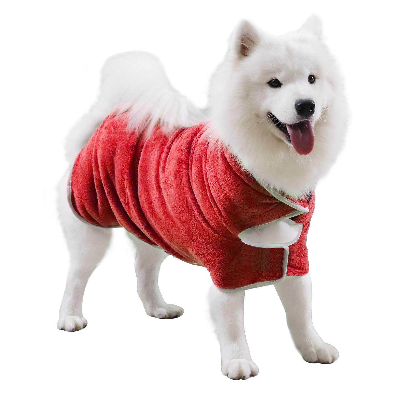 Dog Towel, Gimilife Dog Bathrobe Pet Grooming Towel Drying Coat Robes for After Bath Collection Absorbent Microfiber Towels Dogs Bath Towels for