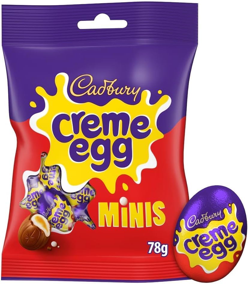 Creme Egg Chocolate Range Multipacks & Large Egg Variations – Best Easter Gift 2026 (Cadbury Mini Creme Eggs Chocolate Eggs 78g)