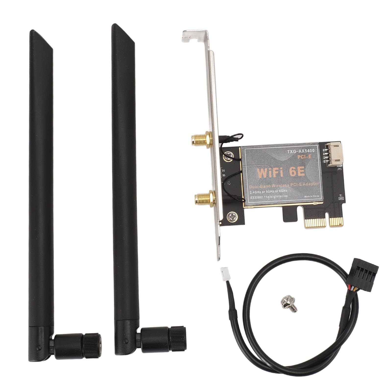 Amazon.co.jp: PCIE WiFi カード、6000Mbps 8DB デュアル アンテナ 5.2