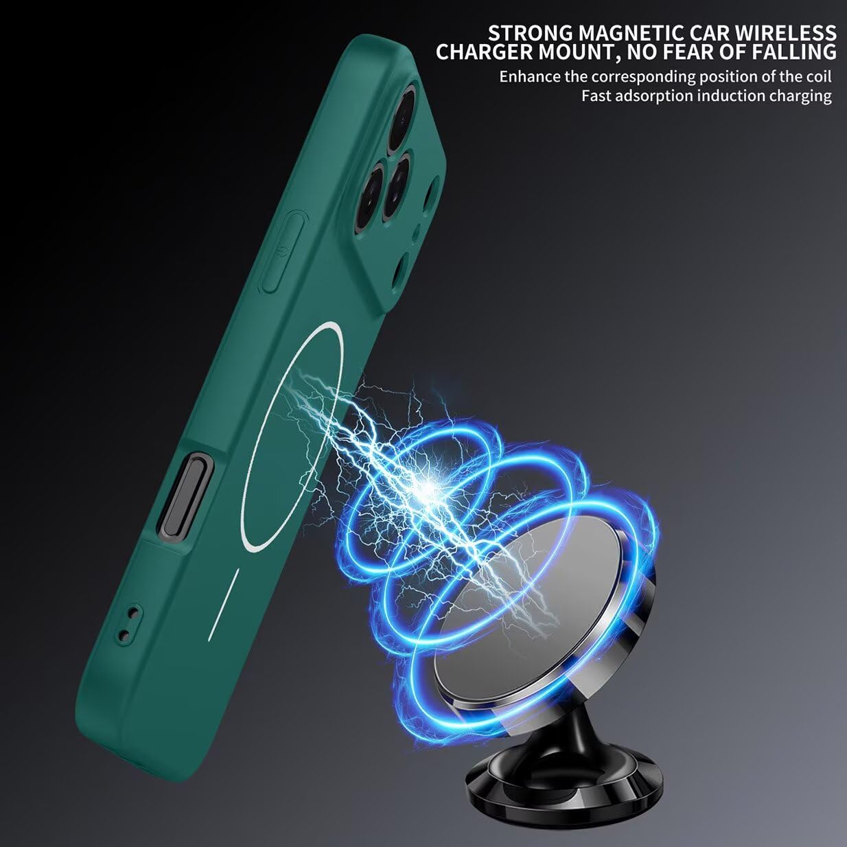 UPLAI Magnetyczne etui do Motorola Edge 50 Neo/Moto ThinkPhone 25, ultracienkie, jedwabiste, płynne silikonowe etui na telefon komórkowy odporne na wstrząsy z ochroną aparatu, miękka podszewka z