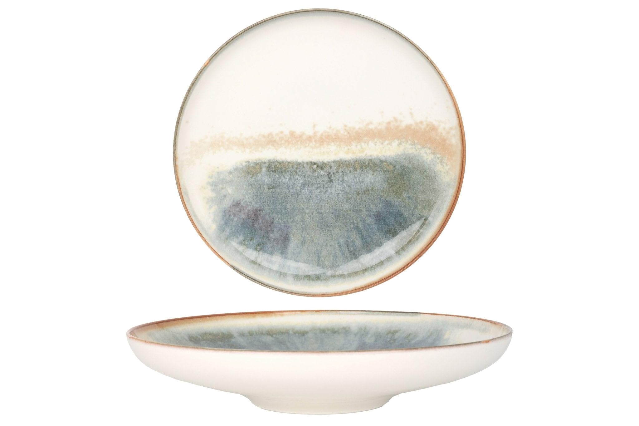 Bonna Platos hondos - Fium - Porcelana - 25 cm (1300cc) - juego de 6
