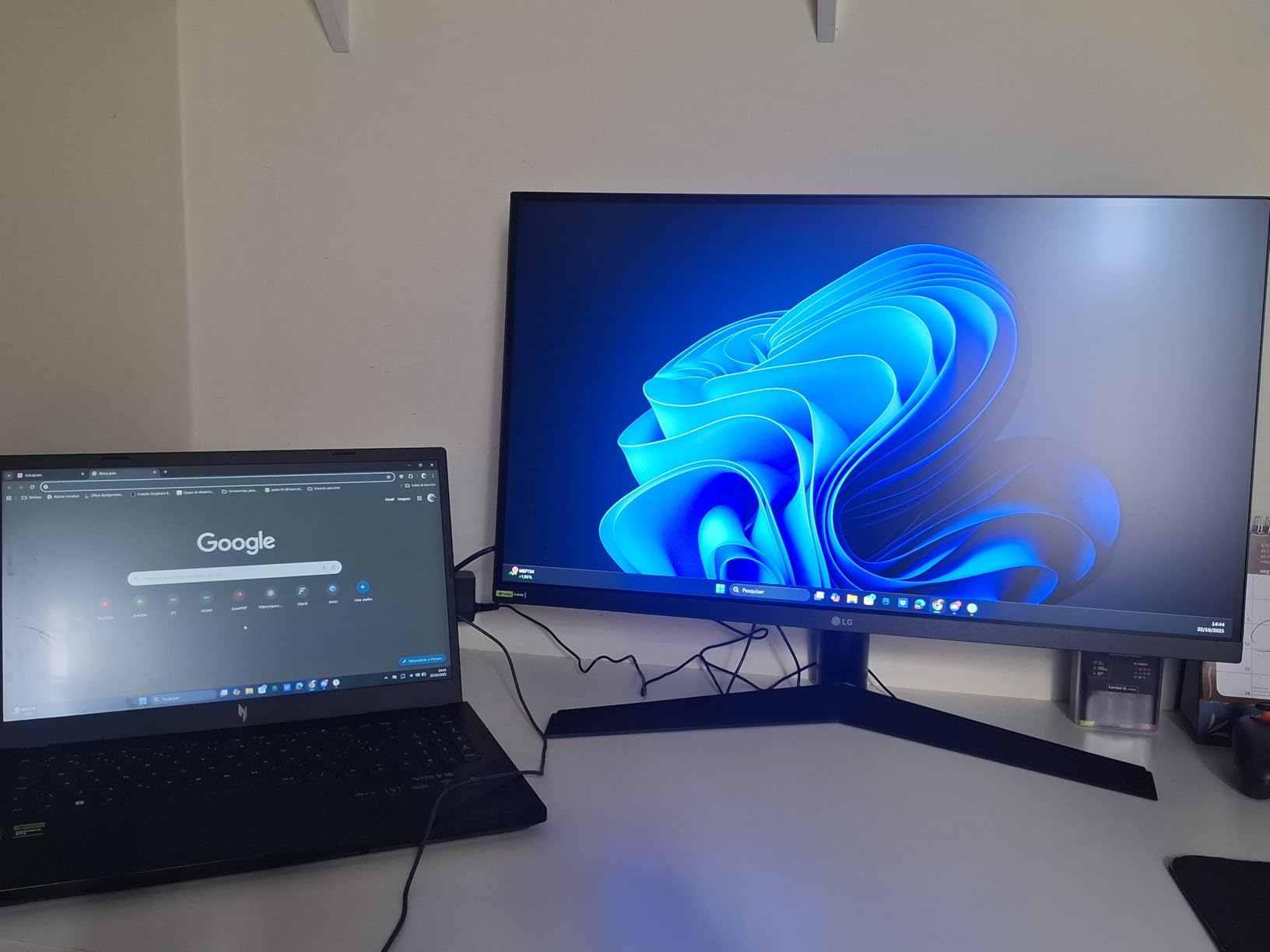 Monitor Gamer LG UltraGear 27” 27GS60F-B IPS Full HD 180Hz 1ms (GtG) NVIDIA® G-SYNC® AMD FreeSync™ HDR10 sRGB 99% HDMI DisplayPort