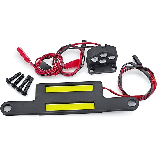RC Front Rear LED Light Headlight Bar Taillight Lamp Set for 1/5 X-MAXX Truck Upgrade Parts