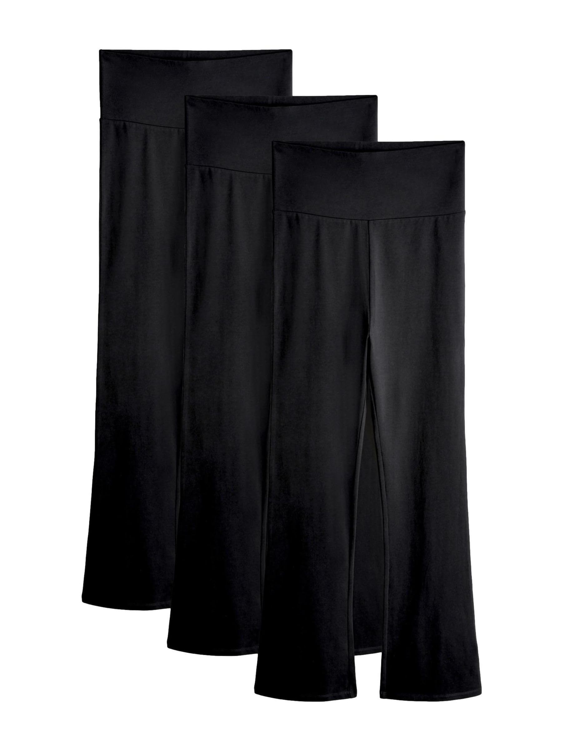 THE SET Damen Leggings mit Schlag, 3er-Pack