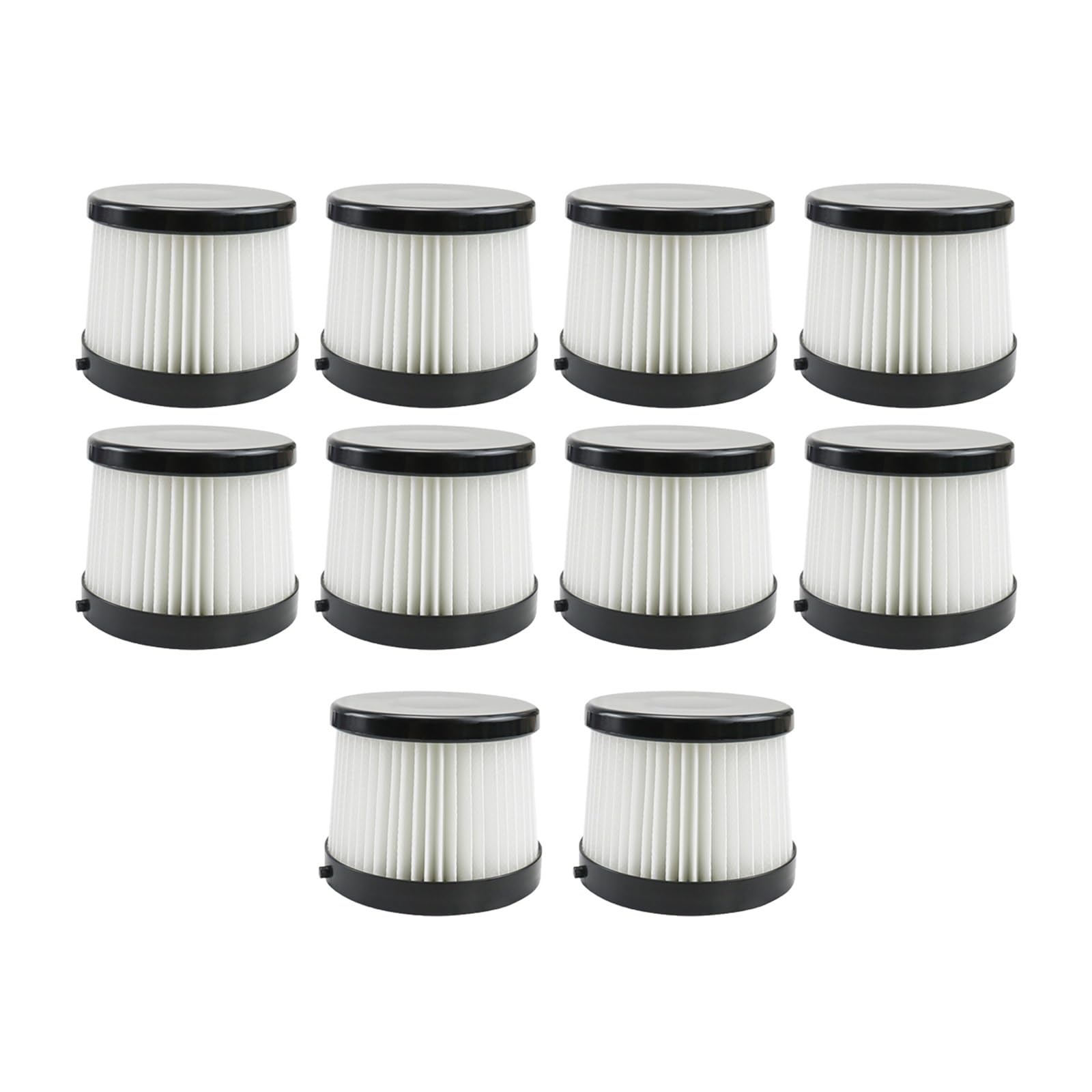 EEZII DCV501HB HEPA Filter，Compatible For DEWALT ，20V Cordless Handheld Vacuum Cleaner, Replacement Parts Accessories(10pcs)