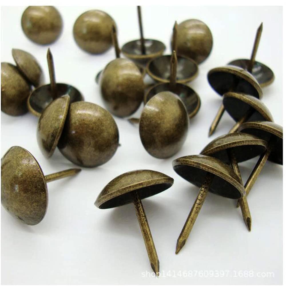 Clous Déco Canapé 500 Pièces Clous De Tapissier, Basicon Robuste 17X11 MM Bronze Clous Clous 11 Mm Nickel