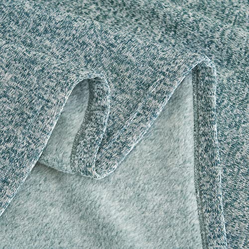 Generic King Size Knit Blanket 3 Piece With Pillow Shams, Light Weight Summer Blanket King Size- Soft Microfiber, 300Gsm, Soft Thin Kint Jersey Blanket For Hot Sleepers 108 X 90 Inches thumb #4