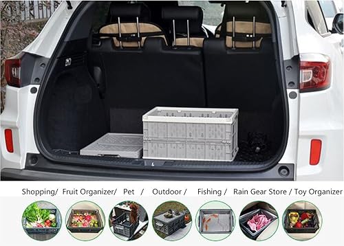 Miniatura 4 de LJM hogar callapsible de maletero de coche organizador de plástico plegable resistente al agua