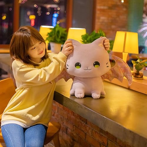 Cherry Blossom Bat Angel Cat (Pink, 30 Cm) #TOP5