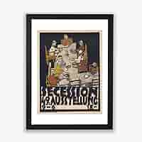 Egon Schiele、Secession 49. Austellung Egon Schiele Print, The Vienna Secession 49th Exhibition Die