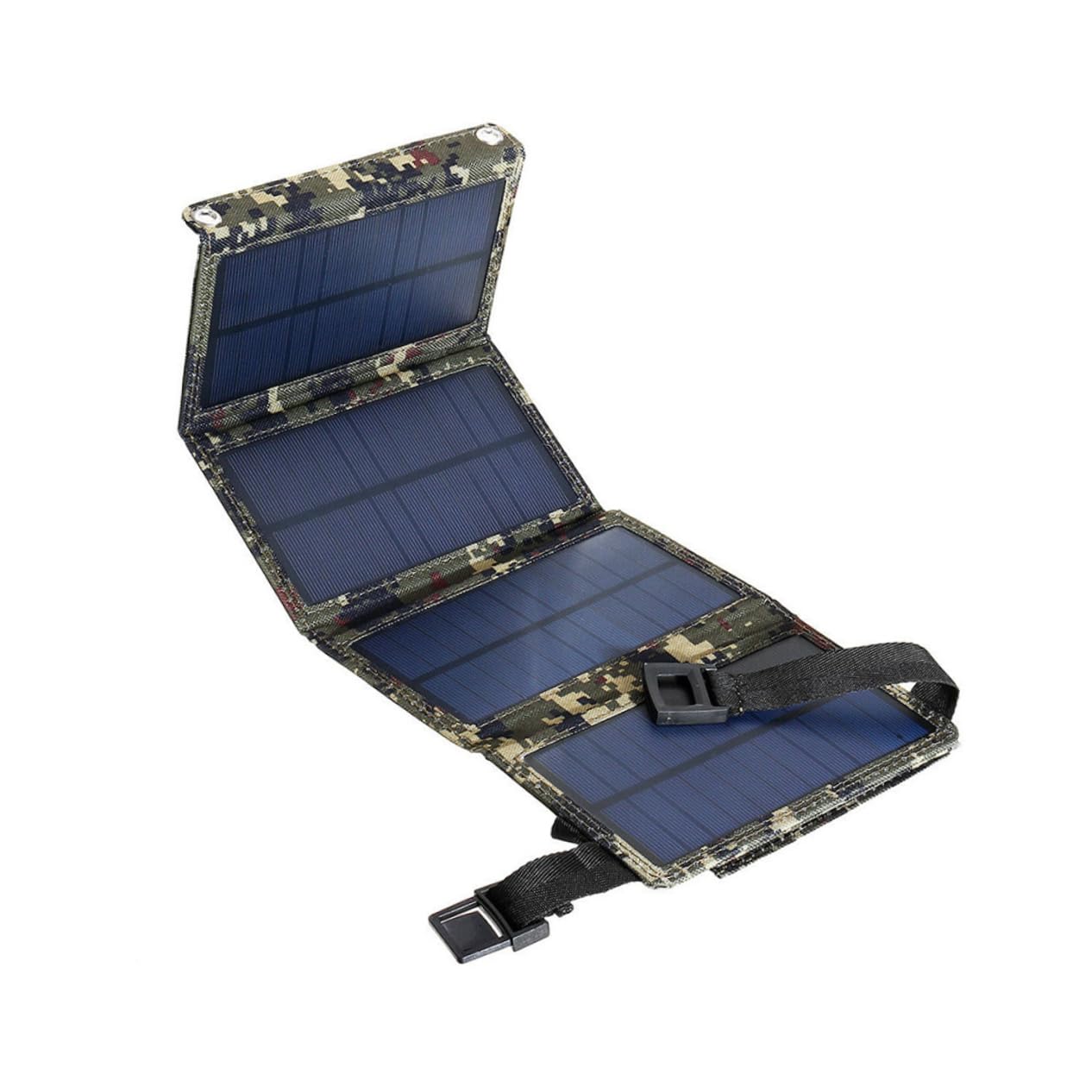 Cargador de Panel Solar Portátil 10w Salida USB y Pet