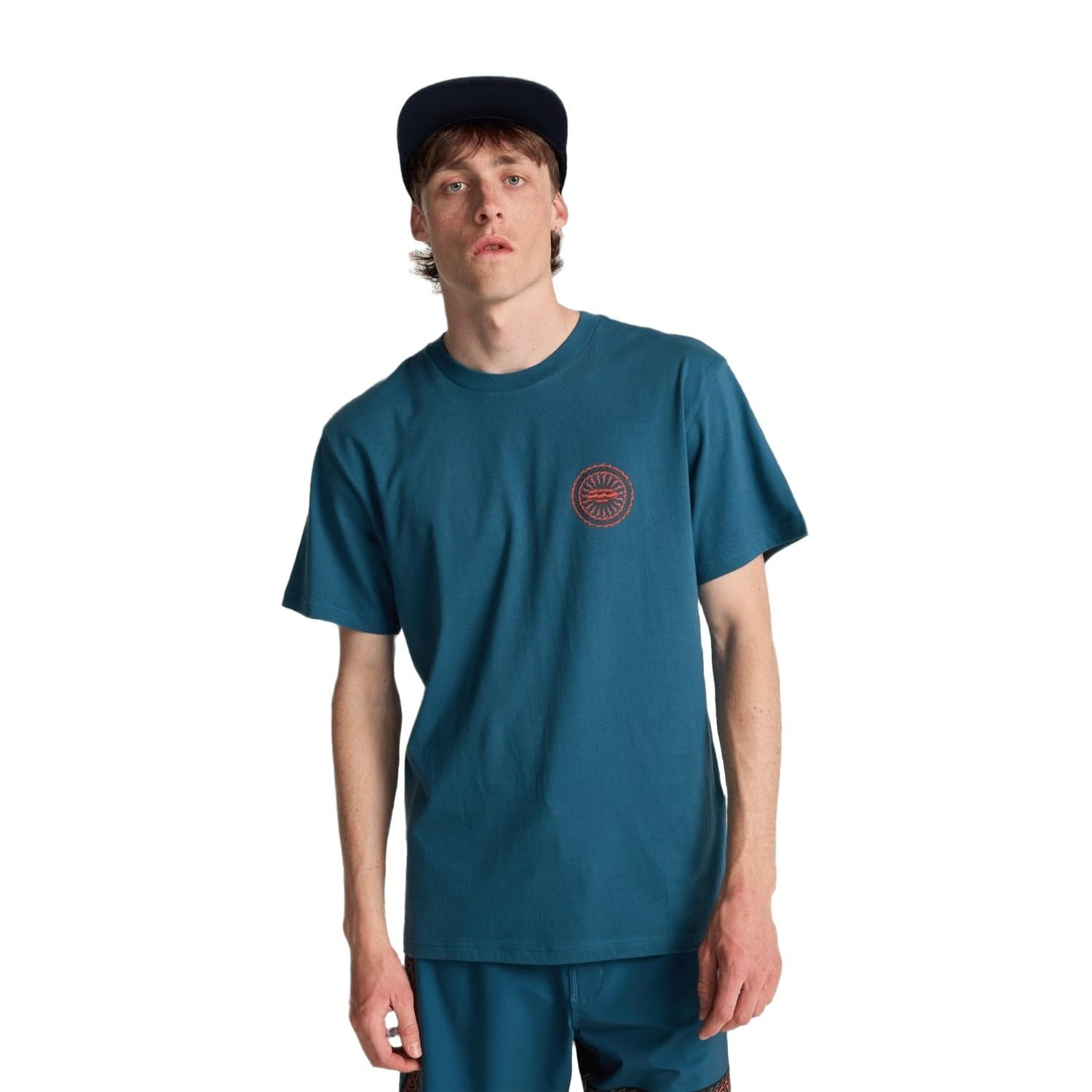 BILLABONG Men's Re Issue Short Sleeve T Shirt Top Real Teal Size XX-Large