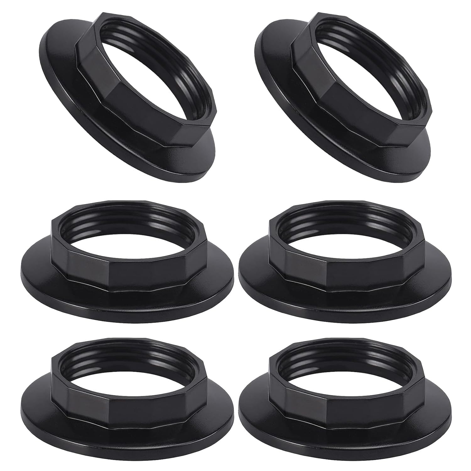 Pack of 6 Lampshade Reducer Ring E14 Screw Collar Ring 28MM