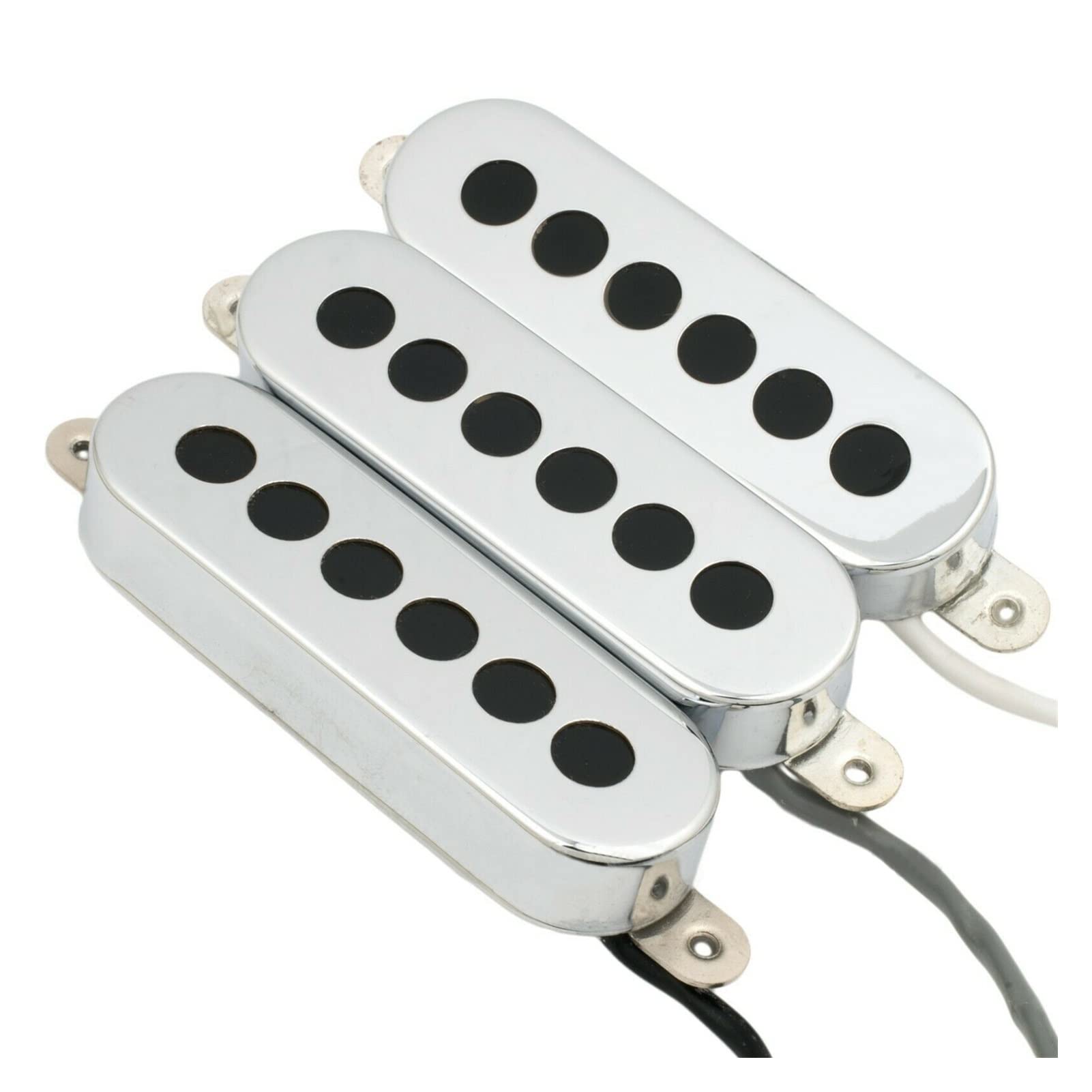 Puente De Las Pastillas De Triseic Chrome, Posición Media O Cuello Para La Guitarra Eléctrica Set pastillas (Color : 1 set)