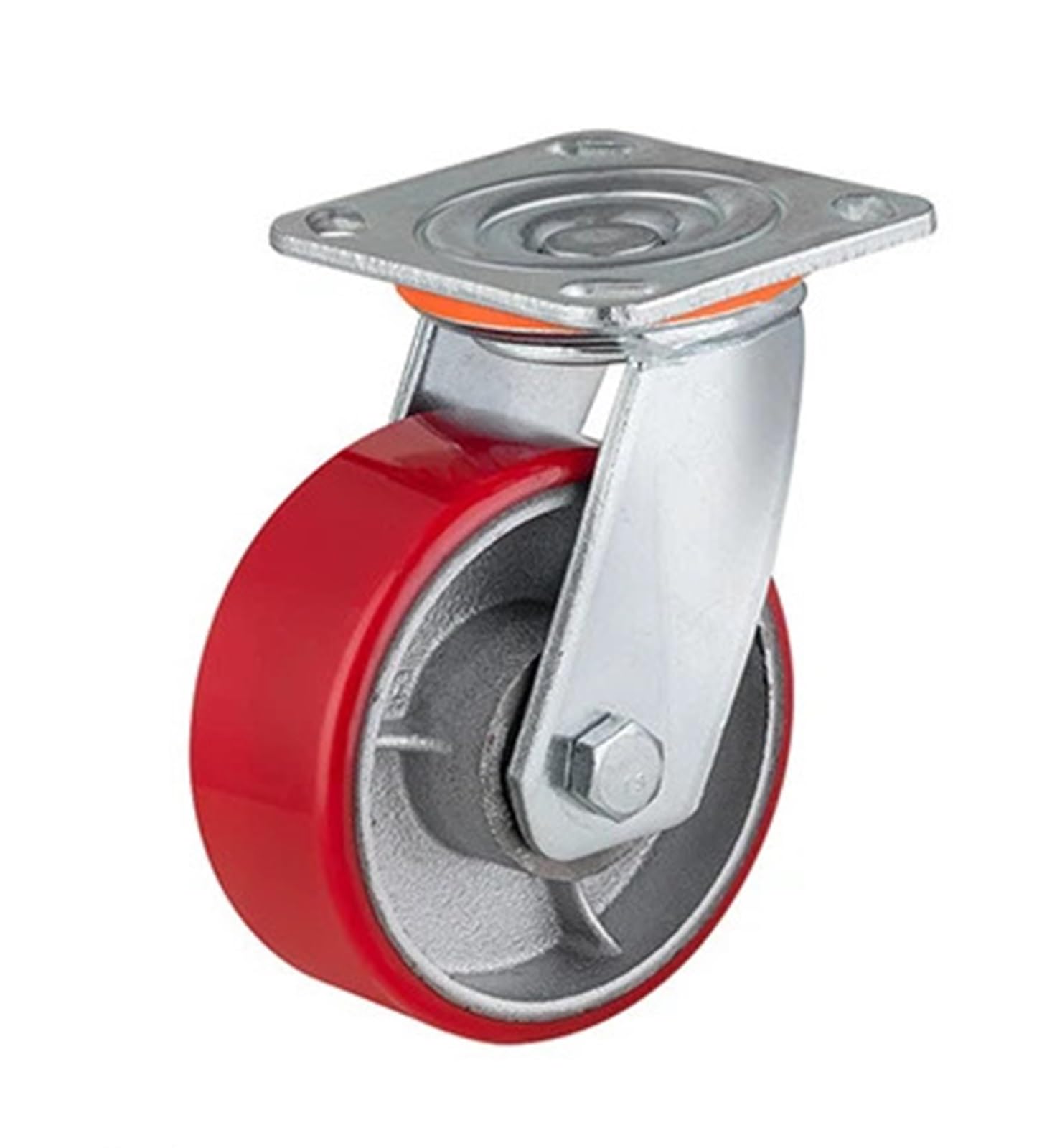 Roulette de frein en fer 10,2 cm pour bloquer définitivement un meuble instable - 2