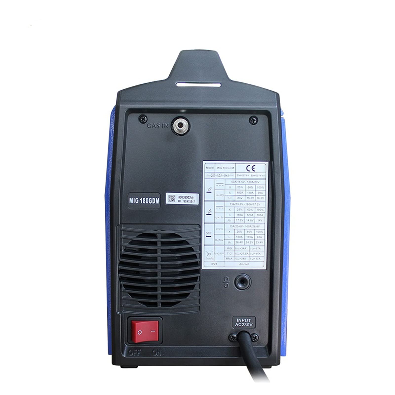 FAXIOAWA MIG180GDM 180A Inverter 3in1 Saldatrice Saldatrice MMA Mig Mag IGBT Inverter Saldatrice