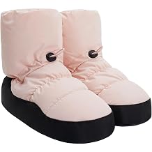 Dance Booties Ballet Booties for Girls, Anti-Slip Ballet Warm up with Adjustable Drawstring Dance Shoes for Women
