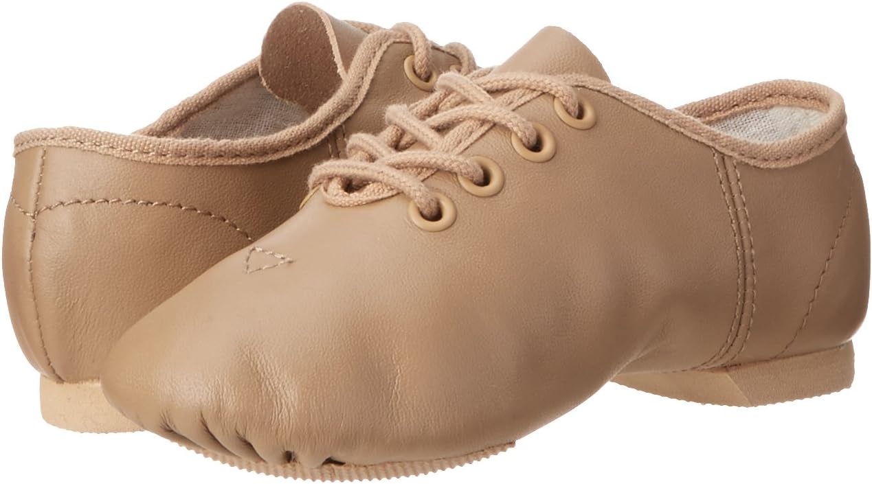 Capezio Kid's E-Series Jazz Oxford - Child Athletic Shoe, Black, 13 W US Little Kid