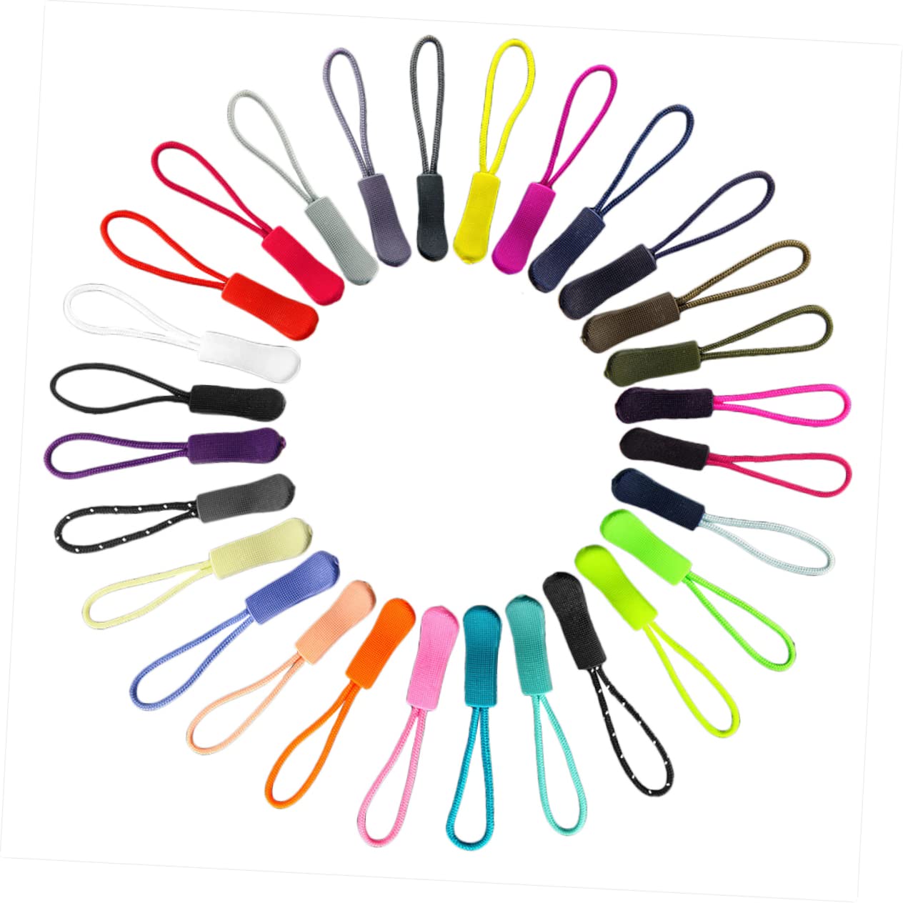 Operitacx 360piezas Tiradores De Cremallera De Accesorios Prácticos Para Ropa Mochilas y Maletas Versátiles y Duraderos Mixtos