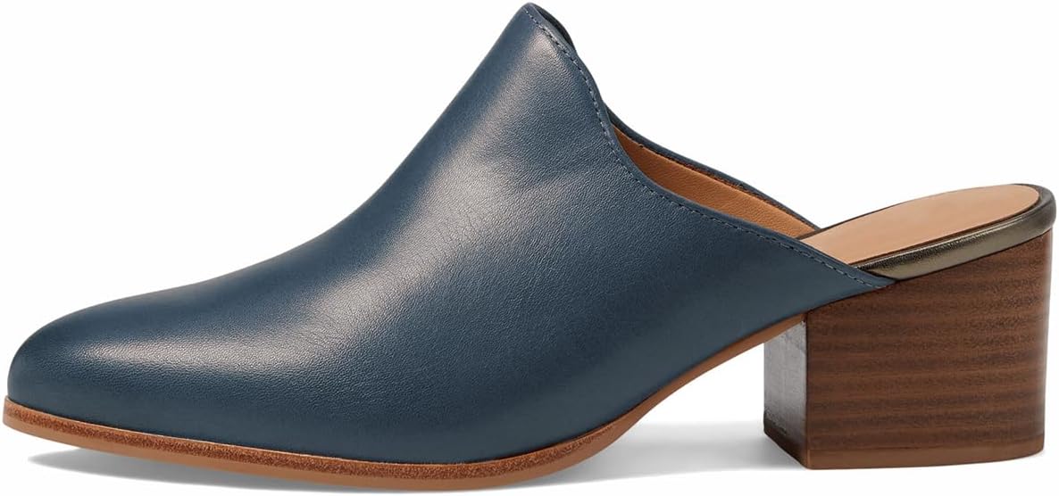 Women Chunky Block Heel Mules Pointed Closed Toe Suede Mule Sandals Slip-On Stacked Heels Booties Backless 2" Heeled Slide Shoes Fashion Casual Comfort Office Homecoming Retro 4-11 M US