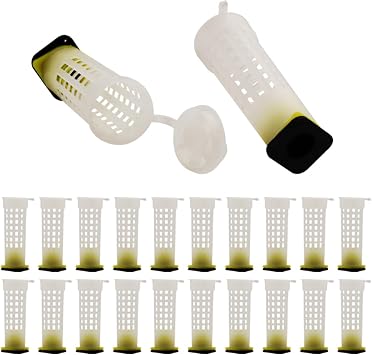 Queen bee Cages 100pcs Beekeeping Tool Set Queen Bee Cage Cages King Queen Catcher Box Bee Cell Cups Complete Kit Bee Isolation Protection Tools