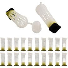 100pcs Beekeeping Tool Set Queen Bee Cage Cages King Queen Catcher Box Bee Cell Cups Complete Kit Bee Isolation Protection Tools