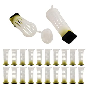 Queen Bee Cage 100pcs Beekeeping Tool Set Queen Bee Cage Cages King Catcher Box Cell Cups Complete Kit Isolation Protection Tools