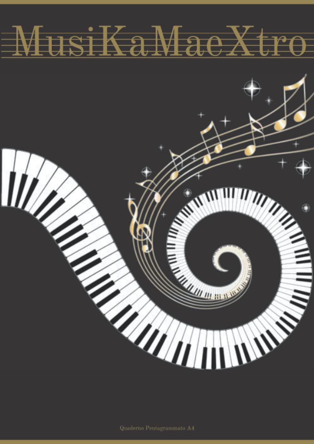 Cahier de musique A4 pour l'apprentissage du solfège et l'écriture