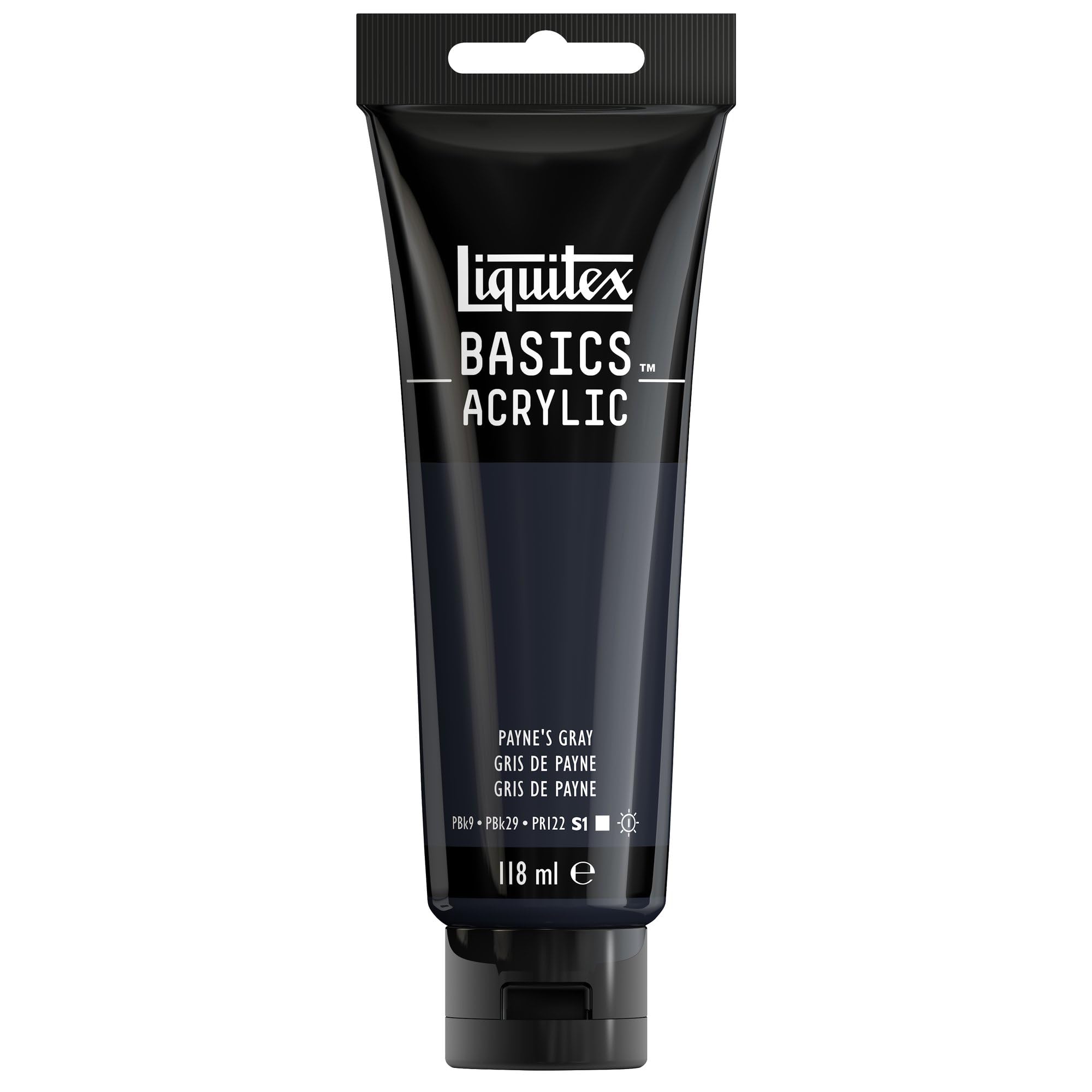 LIQUITEX Basics Acrylic Paint, Mars Black, 118 ml Tube — view 64