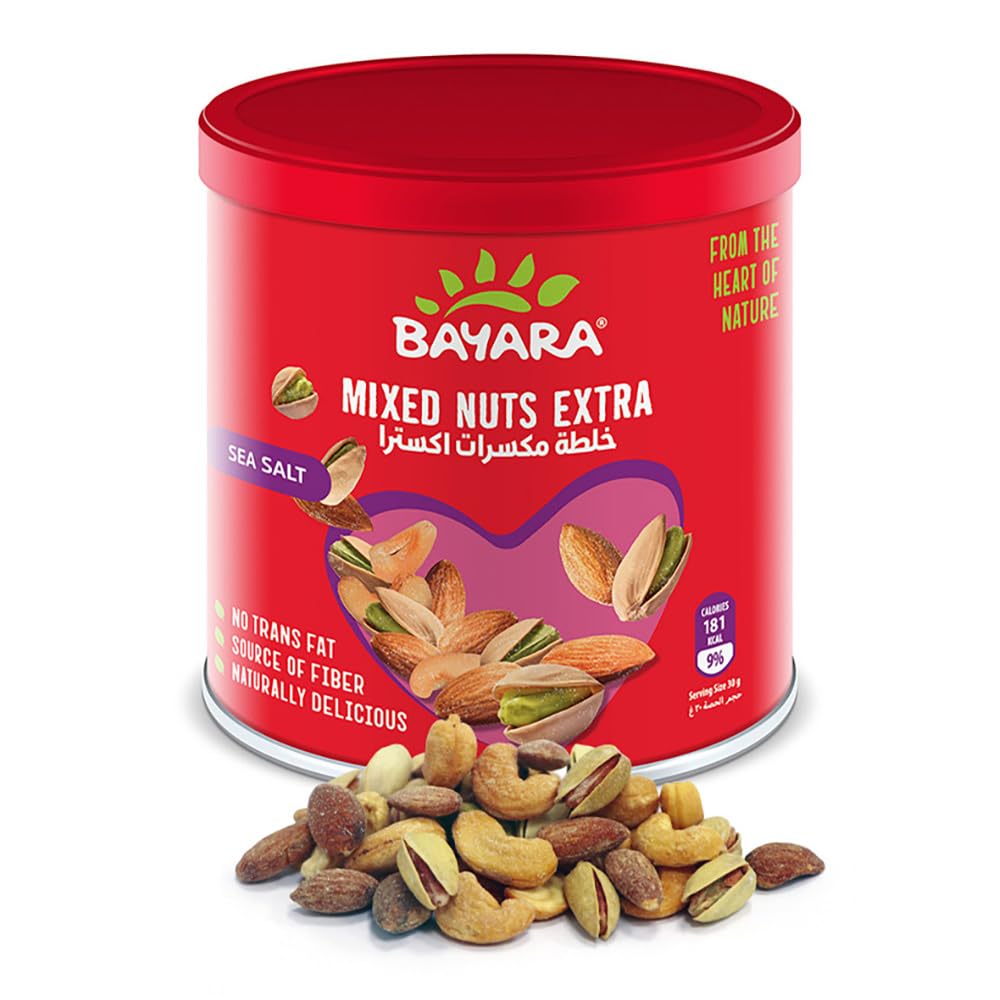 Bayara Mixed Nuts Extra Can, 100 Gm