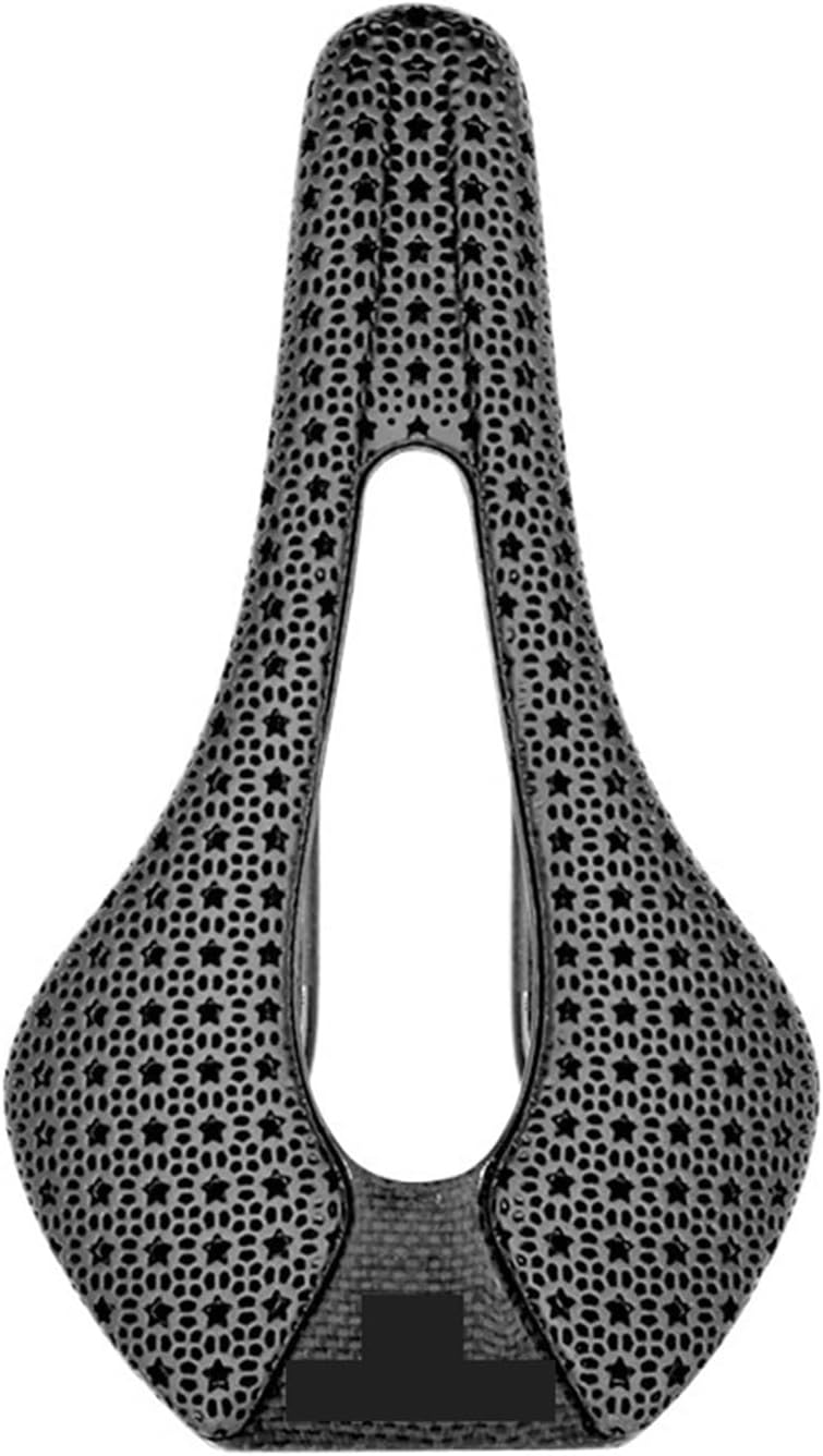 PS-8000 Popular Road Mountain Bike Saddle 3D Printed Carbon Fiber Hollow Breathable high-Strength Short Nose Cushion