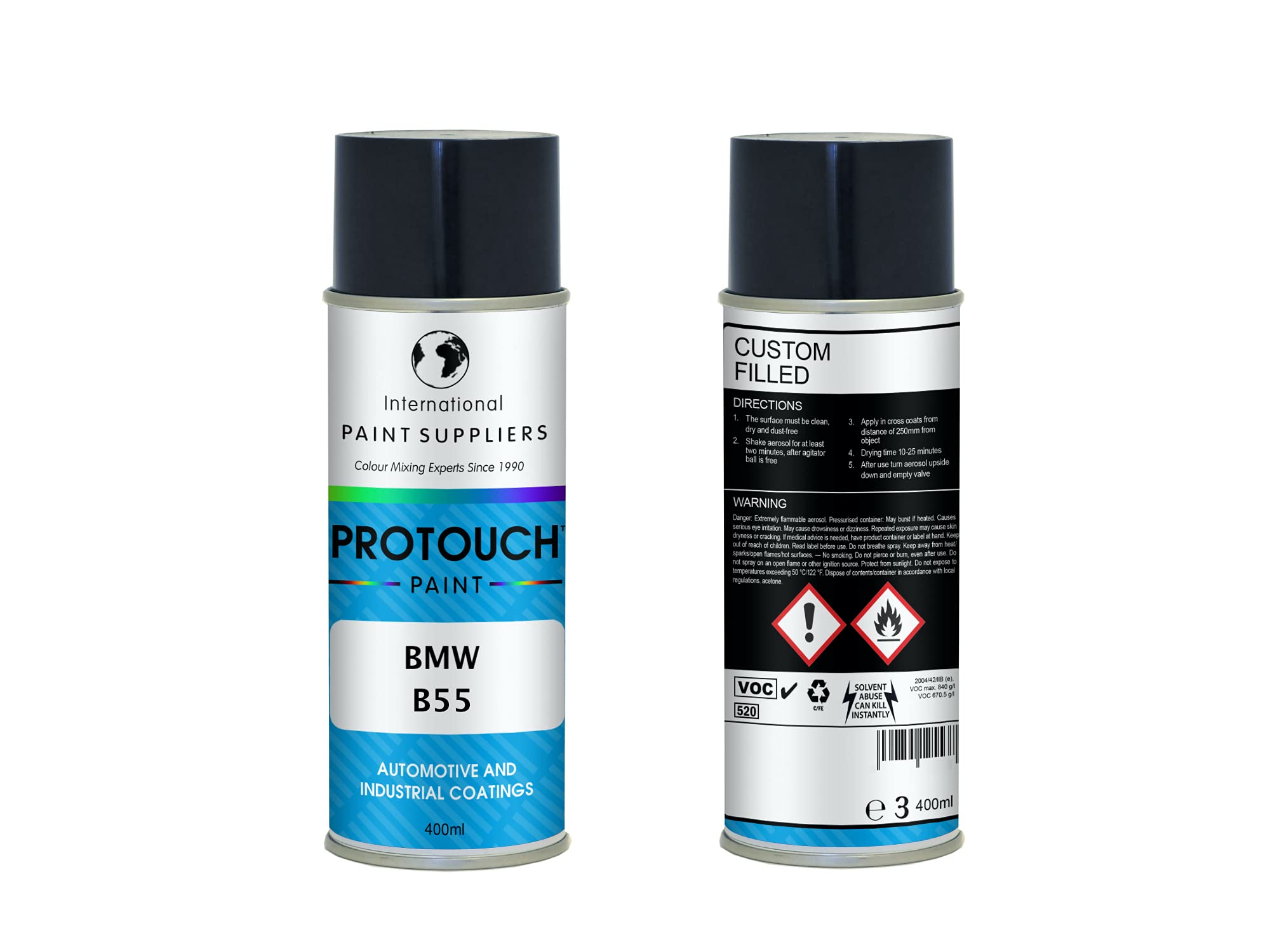 Protouch Ferric Grey 2 (Wheels) For Bmw B55 Car Paint Spray 400Ml Aerosol