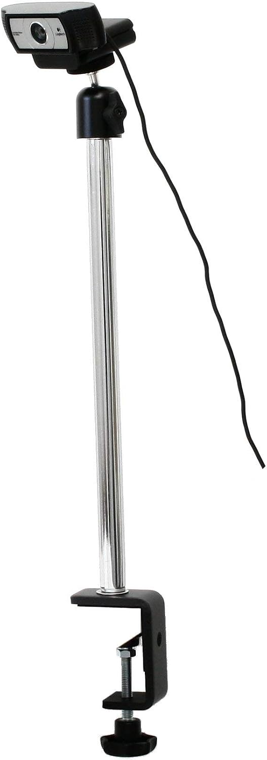Rigid Arm Webcam Stand with Table Clamp