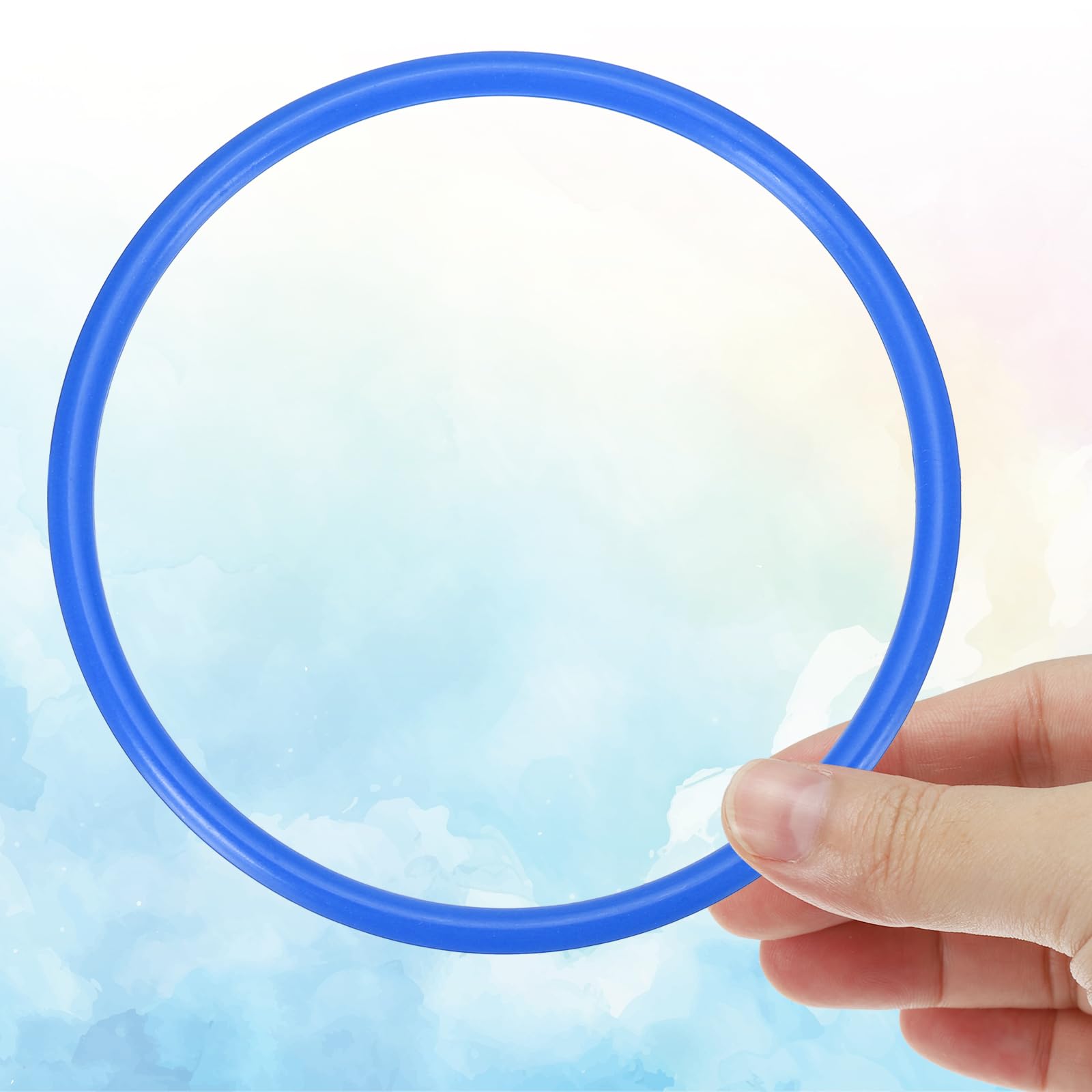 PATIKIL 5.1 Inch Plastic Ring-Toss Rings for Bottles 24 Pack Carnival Rings Plastic Hoops for Speed and Agility Practice Outdoor Party Favor - Image 3