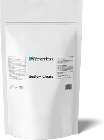 | Sodium Citrate Dihydrate | High Purity Buffering & Emulsifying Agent | Water-Soluble Compound for Cleaning Formulations, pH Control & Industrial Applications 2 Lbs