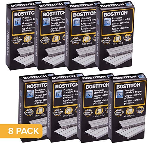 Agrafes standard Bostitch 6,35 mm boîte d'agrafes pour agrafeuse de bureau