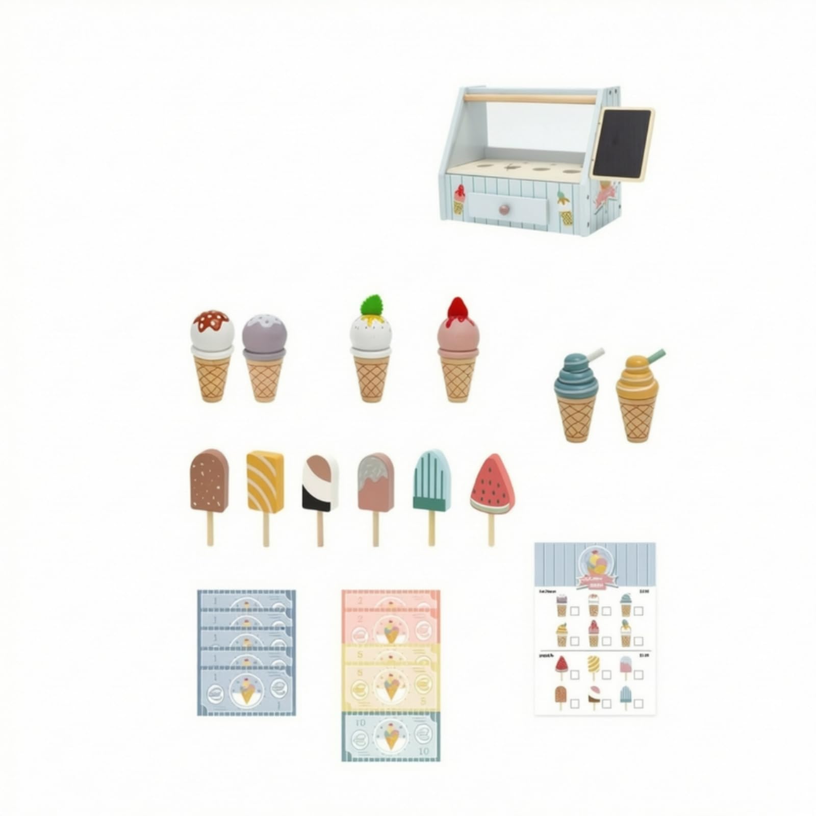 Glace Comptoir Pastel | Jeu Glace Comptoir, pr École Maternelle