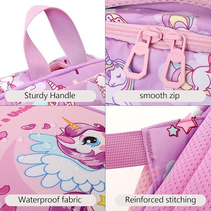 Image of Cots and Cuddles Cute Kawaii Bunny Soft Toy Large Capacity Backpack Bag for Primary School Girl Kids