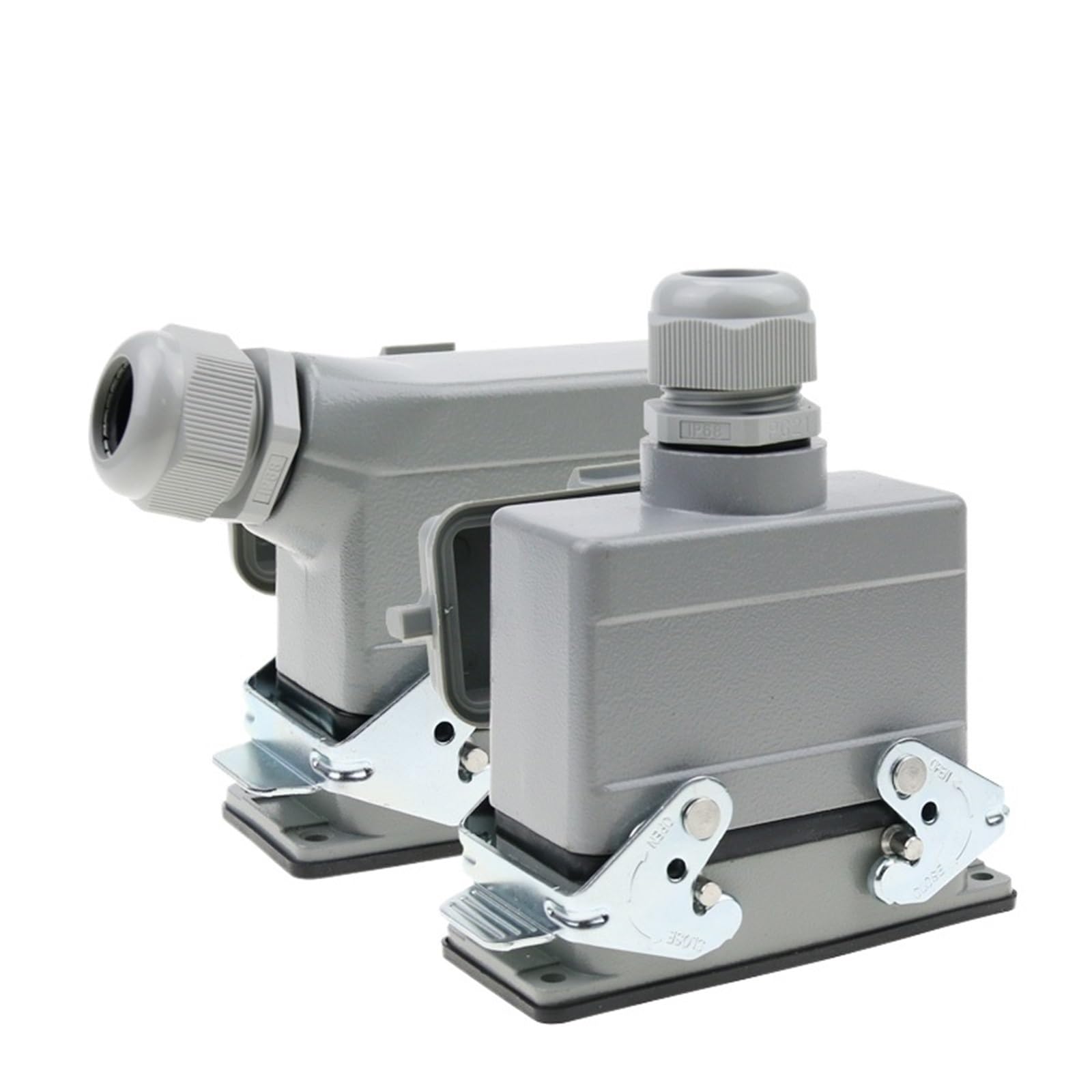 Connecteur rectangulaire robuste HDC-HE-016, 16 broches, prise d'aviation industrielle, 500V, 16a, 1 pièce(16 core top line)