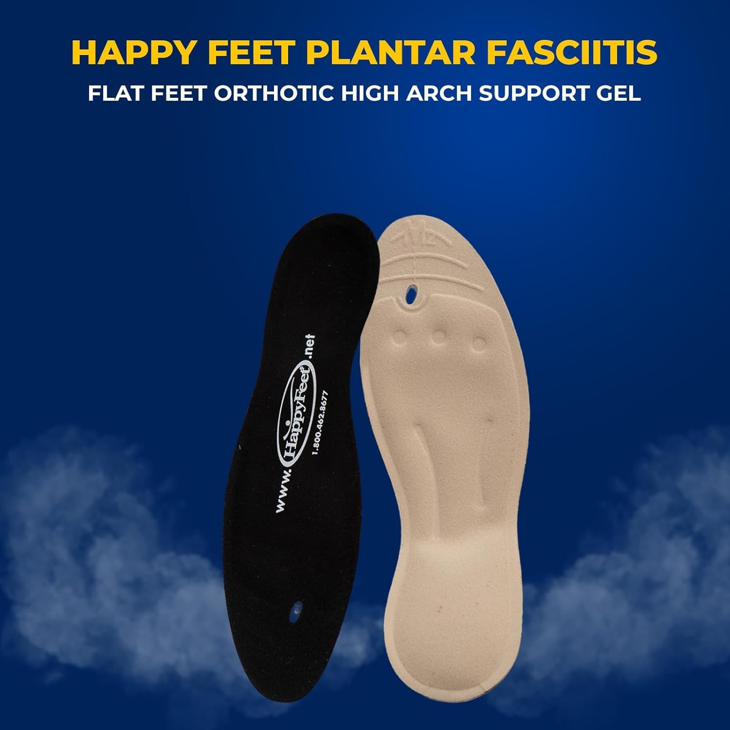 HappyFeet terapeutyczne wkładki ortopedyczne do masażu