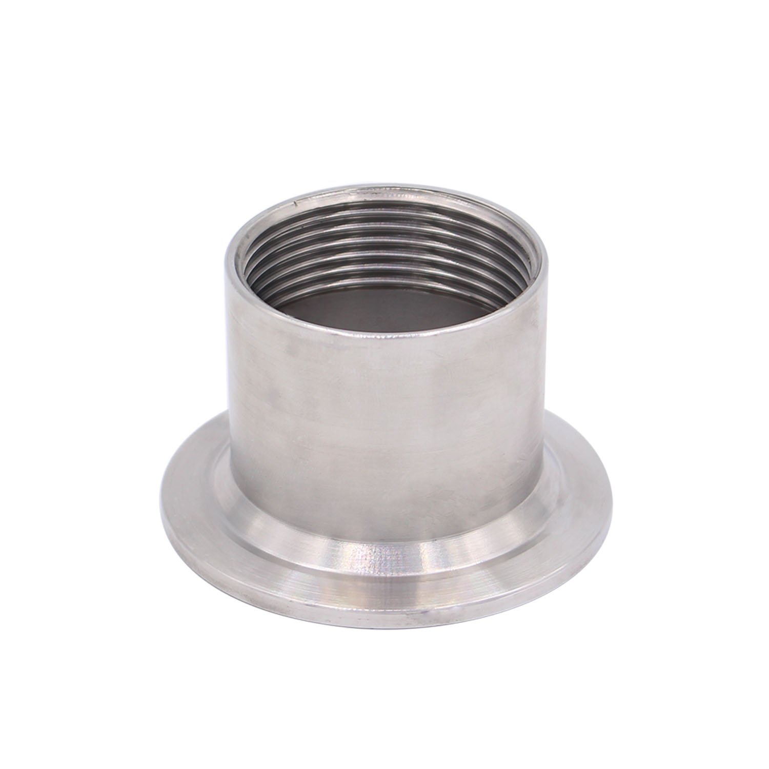 DERNORD Sanitary Female Threaded Pipe Fitting to 2 Inch TRI CLAMP OD 64mm Ferrule (Pipe Size: 1-1/4" NPT)