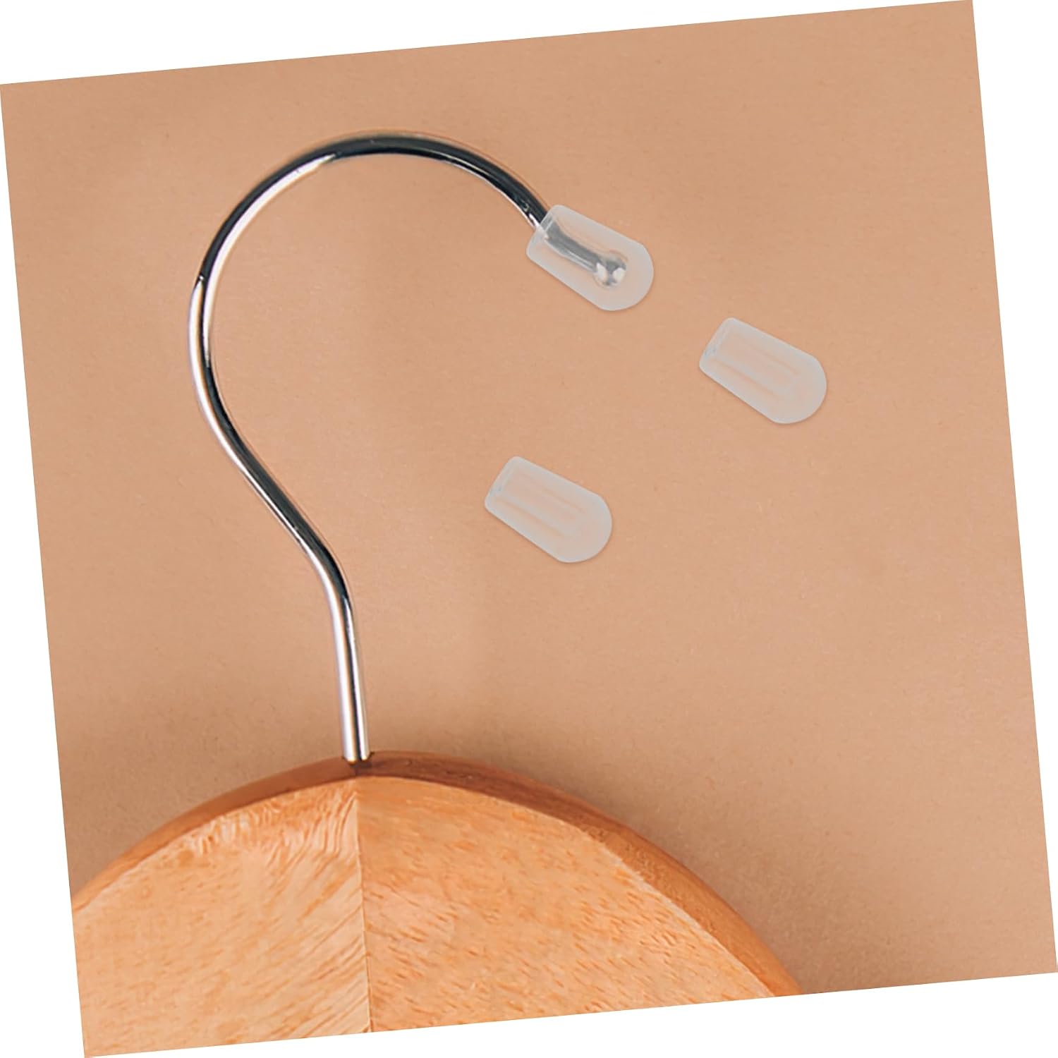 MAGICLULU 100pcs Pvc Hanger End Caps Protectors for Clothing Hooks Cover Hangers for Clothes Rack Protective Covers Prevent Snags and Damage